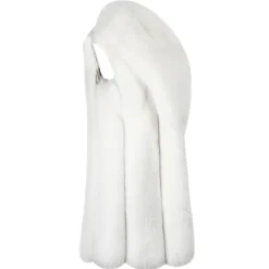 La Prima Luxury - Regina - Fox Shadow Fur with Python Hand Painted Inserts and 18 kt Gold Hooks - Luxury Exclusive Collection - Avvenice