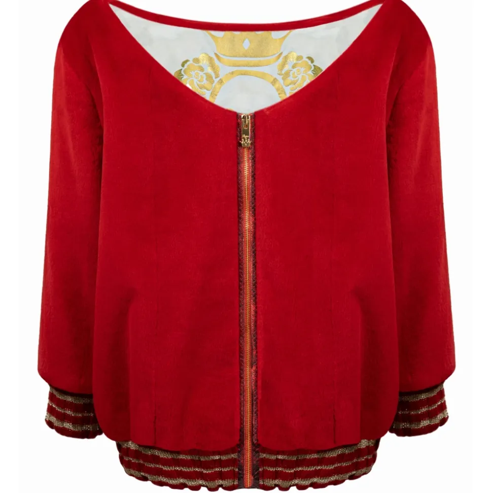 La Prima Luxury - Rubino - 8 mm Shaved Mink Fur in Ruby - Fur Coat - Luxury Exclusive Collection - Avvenice