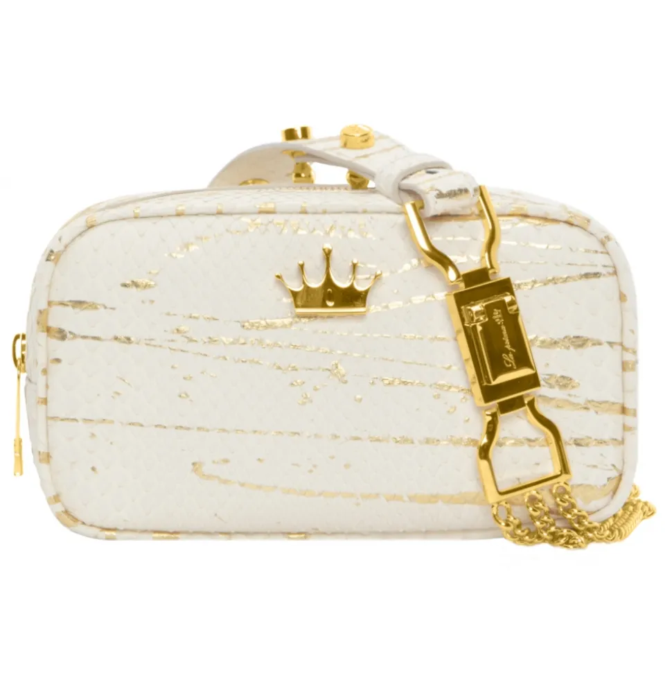 La Prima Luxury - Viaggiatrice Uno - Arena Bianca - Handbag - Luxury Exclusive Collection - Avvenice