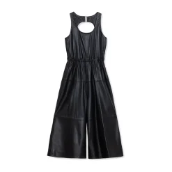 La Rando - Beccar Dress - Soft Lambskin - Black - Artisan Dress - Luxury High Quality Leather - Avvenice