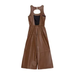 La Rando - Beccar Dress - Soft Lambskin - Brown - Artisan Dress - Luxury High Quality Leather - Avvenice