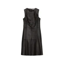 La Rando - Berazategui Dress - Soft Lambskin - Black - Artisan Dress - Luxury High Quality Leather - Avvenice