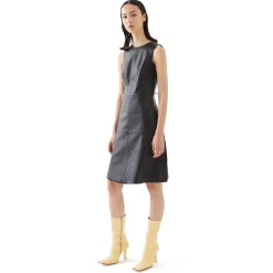 La Rando - Berazategui Dress - Soft Lambskin - Black - Artisan Dress - Luxury High Quality Leather - Avvenice