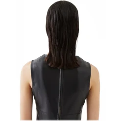 La Rando - Berazategui Dress - Soft Lambskin - Black - Artisan Dress - Luxury High Quality Leather - Avvenice