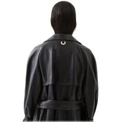La Rando - Berisso Trench - Soft Lambskin - Black - Artisan Jacket - Luxury High Quality Leather - Avvenice