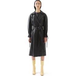 La Rando - Berisso Trench - Soft Lambskin - Black - Artisan Jacket - Luxury High Quality Leather - Avvenice