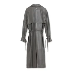 La Rando - Berisso Trench - Soft Lambskin - Grey - Artisan Jacket - Luxury High Quality Leather - Avvenice