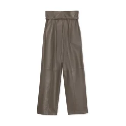 La Rando - Bernal Pants - Soft Lambskin - Grey - Artisan Pants - Luxury High Quality Leather - Avvenice