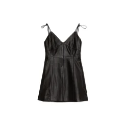 La Rando - Bragado Dress - Soft Lambskin - Black - Artisan Dress - Luxury High Quality Leather - Avvenice