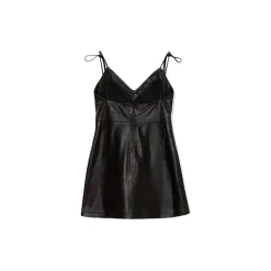La Rando - Bragado Dress - Soft Lambskin - Black - Artisan Dress - Luxury High Quality Leather - Avvenice