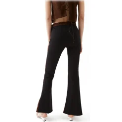 La Rando - Buenos Aires Pants - Goat Suede Leather - Brown - Artisan Pants - Luxury High Quality Leather - Avvenice