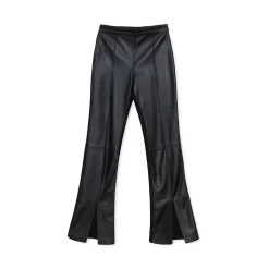La Rando - Buenos Aires Pants - Lambskin Leather - Black - Artisan Pants - Luxury High Quality Leather - Avvenice