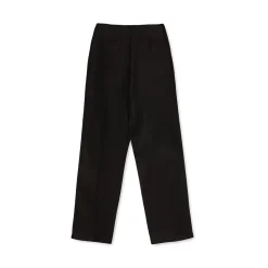 La Rando - Burzaco Pants - Wool - Black - Artisan Pants - Luxury High Quality Leather - Avvenice