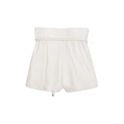 La Rando - Campana Shorts - Lambskin Leather - White - Luxury High Quality Leather - Avvenice