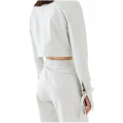 La Rando - Concordia Shirt - Lambskin Leather - White - Artisan Shirts - Luxury High Quality Leather - Avvenice