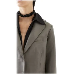 La Rando - Ezpeleta Blazer - Soft Lambskin - Grey - Artisan Jacket - Luxury High Quality Leather - Avvenice