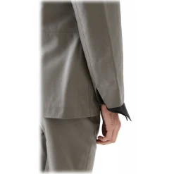 La Rando - Ezpeleta Blazer - Soft Lambskin - Grey - Artisan Jacket - Luxury High Quality Leather - Avvenice