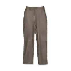 La Rando - Ezpeleta Pants - Soft Lambskin - Grey - Artisan Pants - Luxury High Quality Leather - Avvenice
