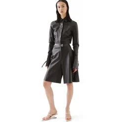 La Rando - Florida Shorts - Lambskin Leather - Black - Luxury High Quality Leather - Avvenice