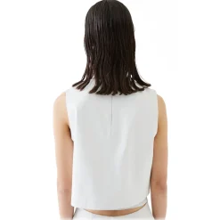 La Rando - Lanus Top - Lambskin Leather - White - Artisan Top - Luxury High Quality Leather - Avvenice