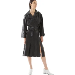 La Rando - Lobos Skirt - Soft Lambskin - Black - Artisan Skirt - Luxury High Quality Leather - Avvenice