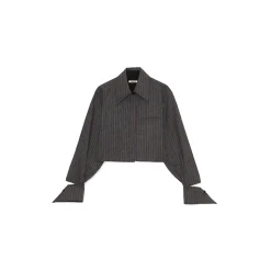 La Rando - Obera Shirt - Cotton - Grey - Artisan Shirts - Luxury High Quality Leather - Avvenice