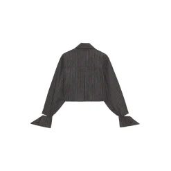 La Rando - Obera Shirt - Cotton - Grey - Artisan Shirts - Luxury High Quality Leather - Avvenice