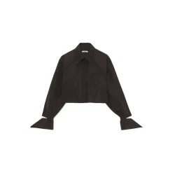 La Rando - Obera Shirt - Polyester - Black - Artisan Shirts - Luxury High Quality Leather - Avvenice