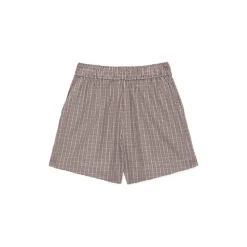 La Rando - Obera Shorts - Cotton - Light Grey - Luxury High Quality Leather - Avvenice