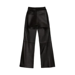 La Rando - Pacheco Pants - Soft Lambskin - Black - Artisan Pants - Luxury High Quality Leather - Avvenice
