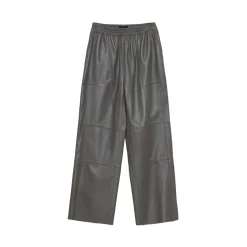 La Rando - Pergamino Pants - Soft Lambskin - Grey - Artisan Pants - Luxury High Quality Leather - Avvenice