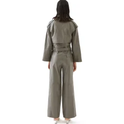 La Rando - Pergamino Pants - Soft Lambskin - Grey - Artisan Pants - Luxury High Quality Leather - Avvenice