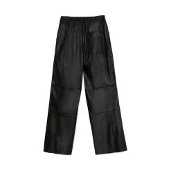 La Rando - Pergamino Pants - Soft Lambskin - Black - Artisan Pants - Luxury High Quality Leather - Avvenice
