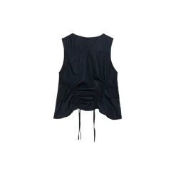 La Rando - Tesei Top - Cotton - Black - Artisan Top - Luxury High Quality Leather - Avvenice