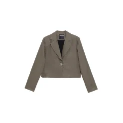 La Rando - Trelew Blazer - Linen - Grey - Artisan Jacket - Luxury High Quality Leather - Avvenice