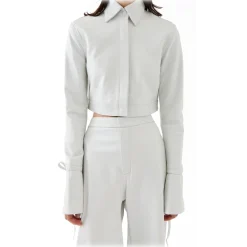 La Rando - Varela Pants - Soft Lambskin - White - Artisan Pants - Luxury High Quality Leather - Avvenice