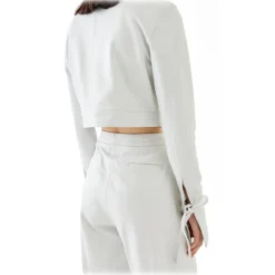 La Rando - Varela Pants - Soft Lambskin - White - Artisan Pants - Luxury High Quality Leather - Avvenice