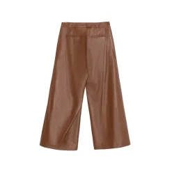 La Rando - Varela Pants - Soft Lambskin - Brown - Artisan Pants - Luxury High Quality Leather - Avvenice