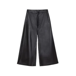 La Rando - Varela Pants - Soft Lambskin - Black - Artisan Pants - Luxury High Quality Leather - Avvenice