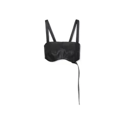 La Rando - Wilde Top - Bovine Leather - Black - Artisan Top - Luxury High Quality Leather - Avvenice