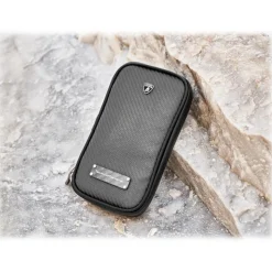 Lamborghini - TecknoMonster - Lamborghini Smartphone Holder in Aeronautical Carbon Fibre - Green - Black Carpet Collection - Avvenice