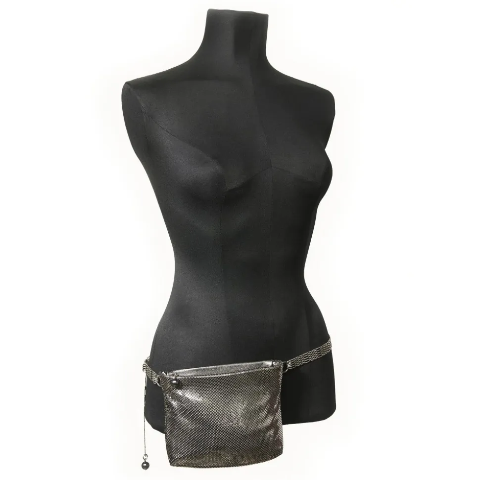 Laura B - Sam Body Bag - Shiny Dorè - Body Bag - Luxury High Quality Bag - Avvenice