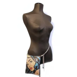 Laura B - Wonder Woman Disco - Belt Bag - Gold Freya - Silver Tamara - Luxury High Quality Bag - Avvenice
