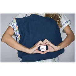 Leda Di Marti - Blue Shopper - Love a Dream - Haute Couture Made in Italy - Luxury High Quality Bag - Avvenice