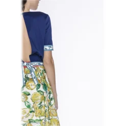 Leda Di Marti - Grampo Long Skirt - Cedar Print - Haute Couture Made in Italy - Luxury High Quality Dress - Avvenice