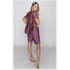 Leda Di Marti - Jacquard Bomber - Love a Dream - Haute Couture Made in Italy - Luxury High Quality Jacket - Avvenice