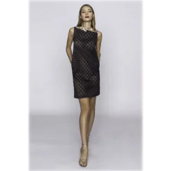 Leda Di Marti - Medusa Dress Jacquard - Leda Collection - Haute Couture Made in Italy - Luxury High Quality Dress - Avvenice