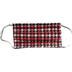 Leda Di Marti - Pied de Poul Red - 5 High Quality Protection Mask - Coronavirus - COVID19 - Made in Italy - Avvenice