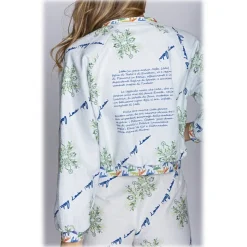 Leda Di Marti - Printed Bomber - Love a Dream - Haute Couture Made in Italy - Luxury High Quality Jacket - Avvenice