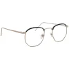 Linda Farrow - 586 C3 Angular Optical Frames - White Gold - Linda Farrow Eyewear - Avvenice